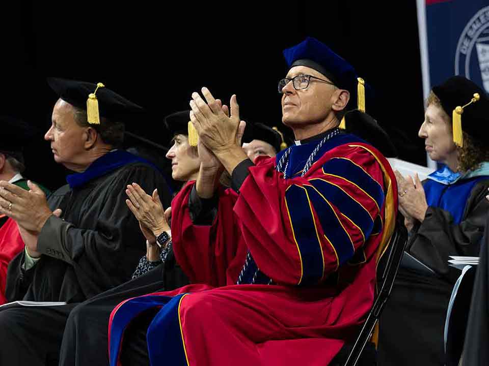 father jim at commencement