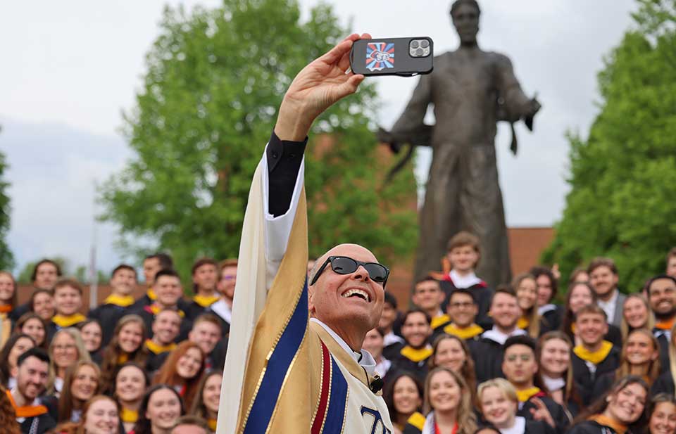 students at baccalaureate