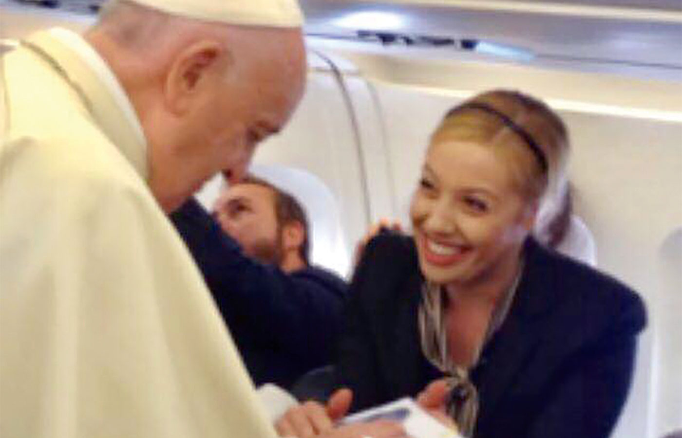 Deborah Lubov meets the pope