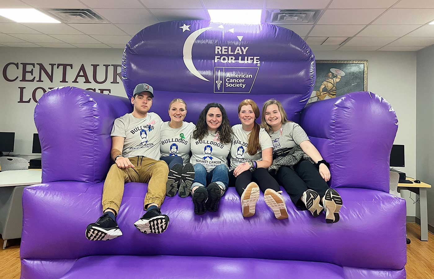 students organized a relay for life event